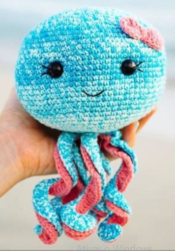 Exemplo Amigurumi Cãozinho